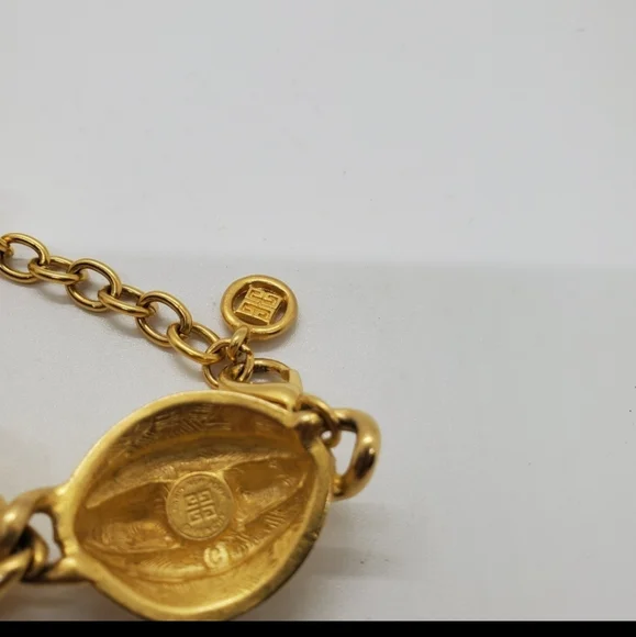 Vintage Givenchy Signed Rare Chunky Bracelet